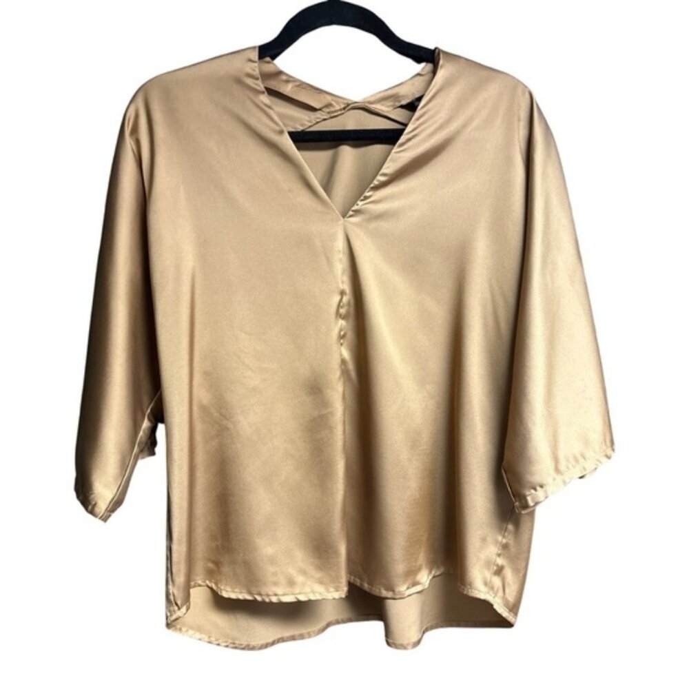 BANANA REPUBLIC Loose Fitting Shortsleeve Blouse Sz XS *Like New*